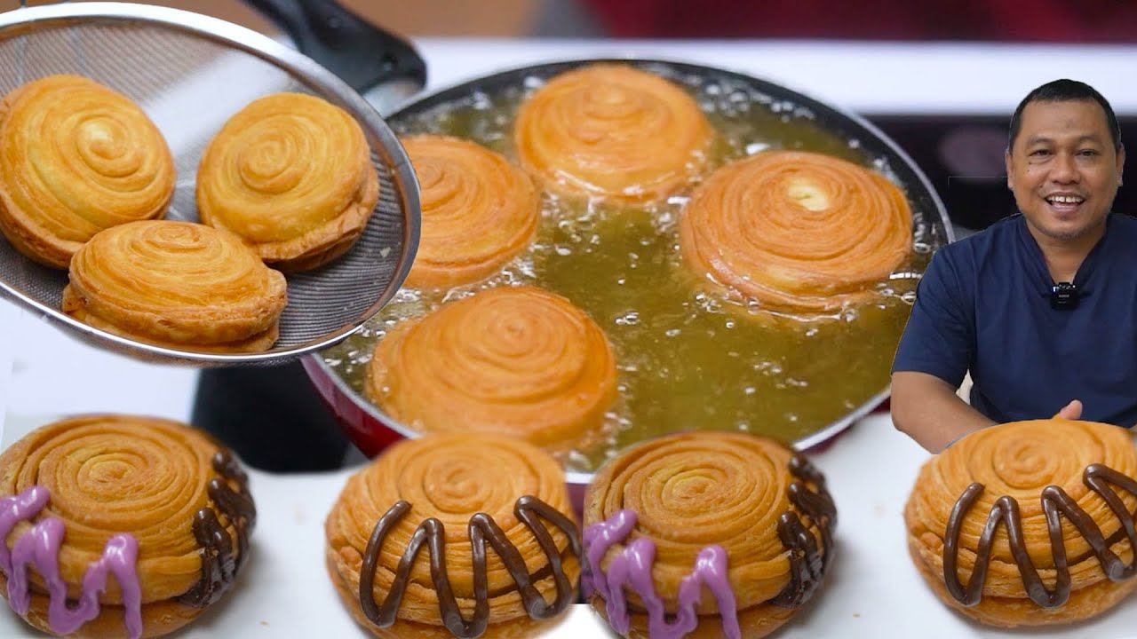 Lagi viral Cromboloni ! ini tanpa adonan pastri lebih murah lebih untung cuma digoreng